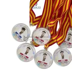 Medali Akrilik Insert Paper Wisuda TK Aba Karanglo